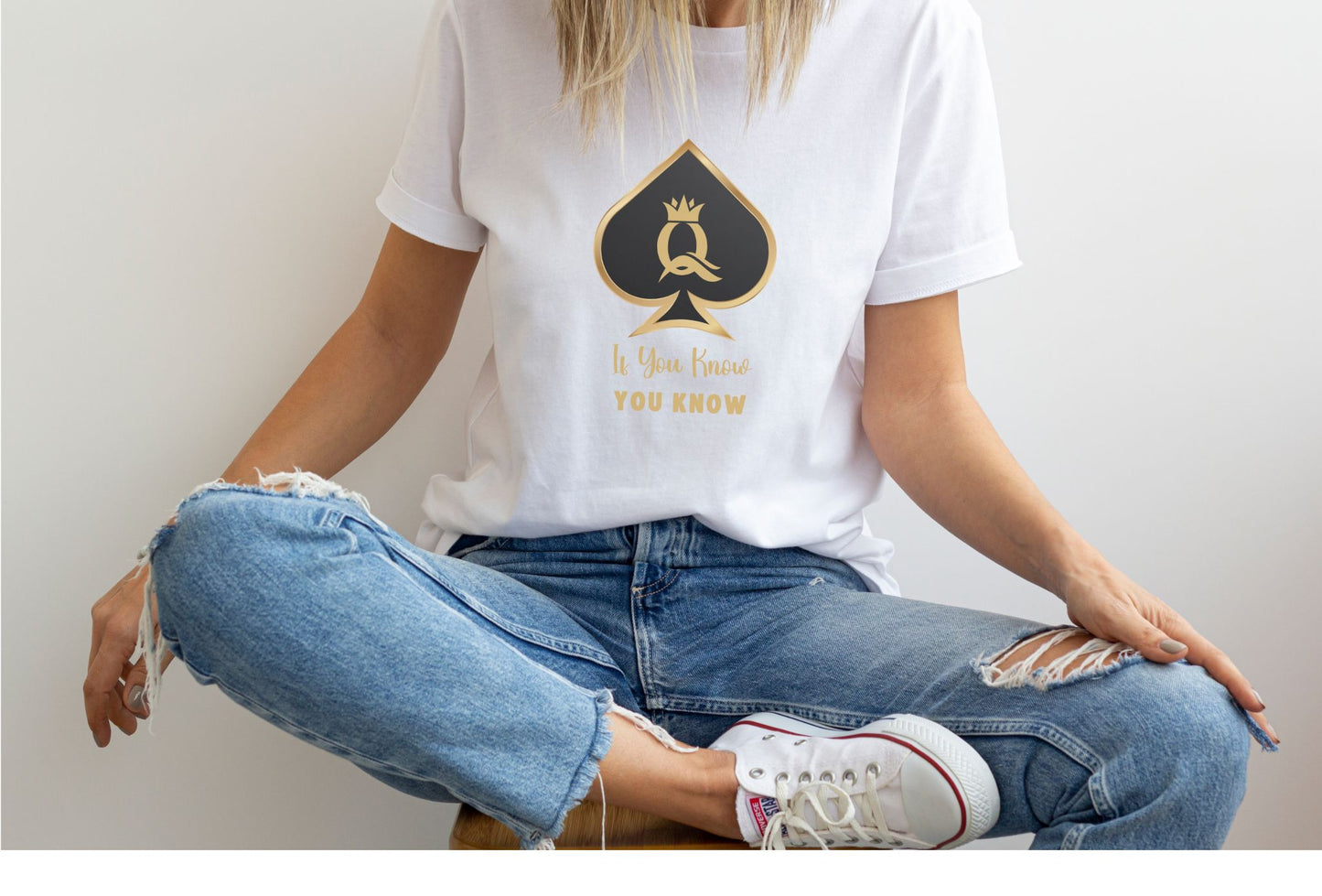 Queen of Spadez-If You Know You Know Women's Short Sleeve T-Shirt, Funny T-shirts, Dark Humor, Gift for girlfriend, Gift for Her
