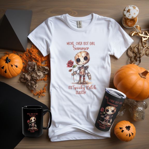 Move Over Hot Girl Summer, Its Spooky Girl Season T Shirt, Halloween Tshirt, Fall T Shirt