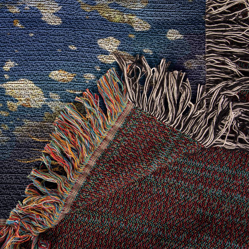 🦁 Embrace the Cosmic Comfort: Introducing Our Luxurious Leo Zodiac Woven Throw Blanket! 🌟✨