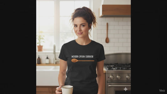 Wooden Spoon Survivor Unisex Tee, Funny Tshirts, Survival of The Fittest, Gift for Her, Gift for Him, Gen X