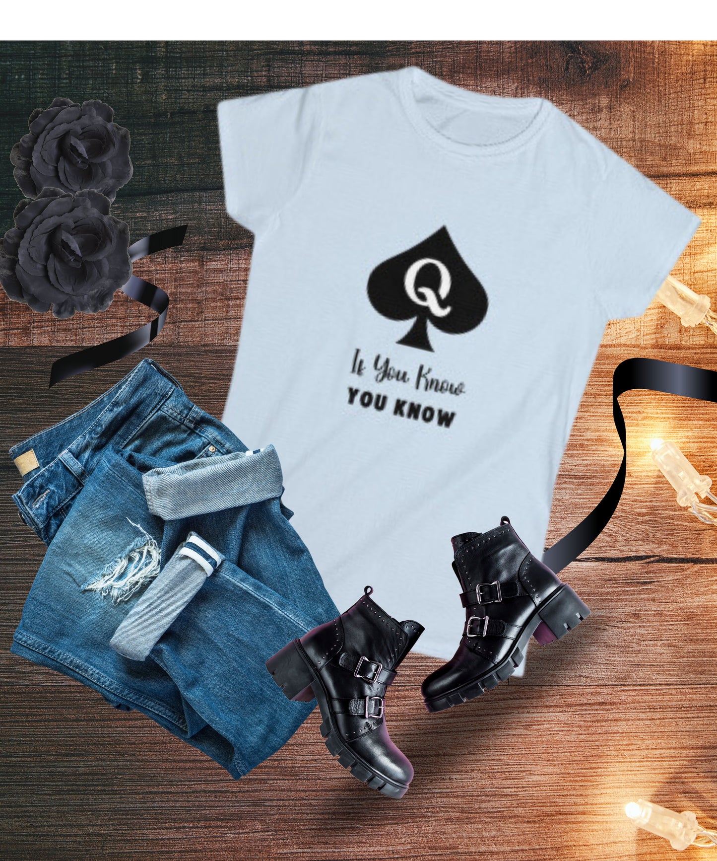 Queen of Spadez-If You Know You Know Women's Short Sleeve T-Shirt, Funny T-shirts, Dark Humor, Gift for girlfriend, Gift for Her