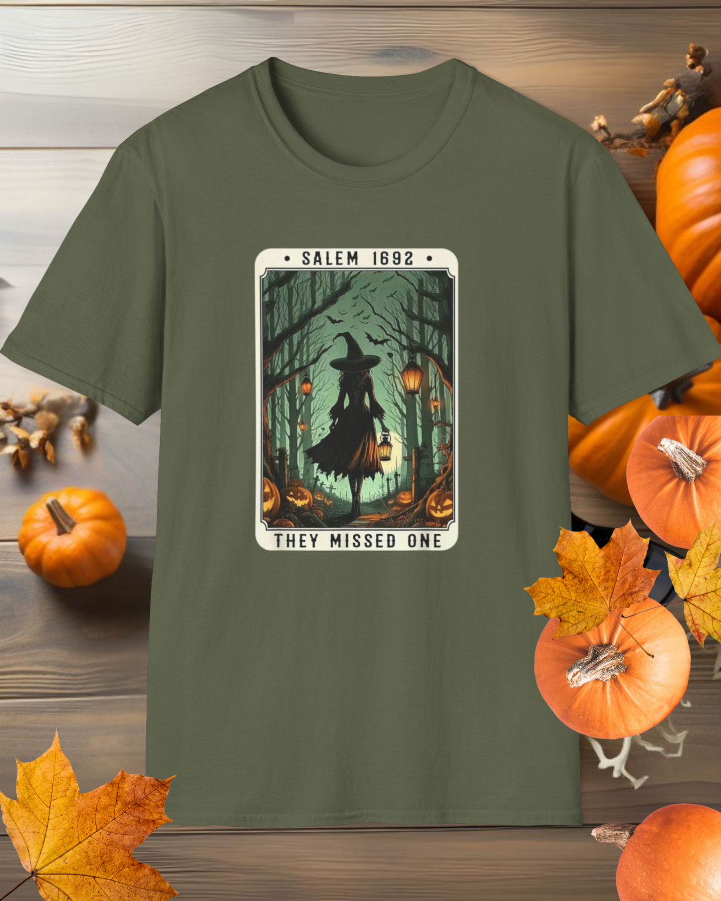 Salem 1692 Witchy Unisex T-Shirt, Halloween Tee, Spooky Shirt, Salem Witch T-Shirt, Witchcraft Apparel, Vintage Halloween Costume